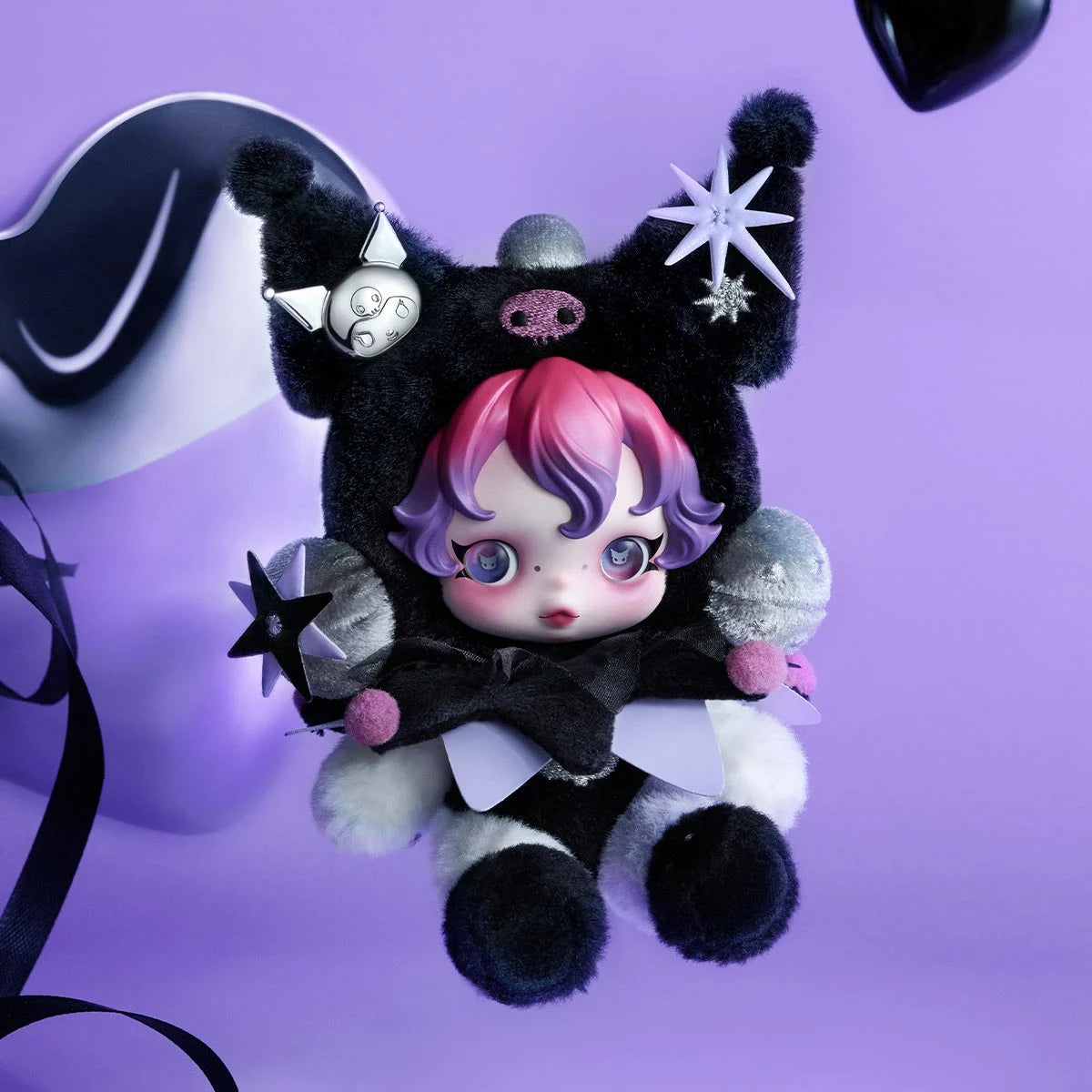 POP MART SKULLPANDA × KUROMI Plush