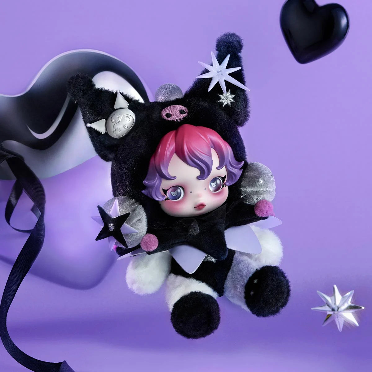 POP MART SKULLPANDA × KUROMI Plush