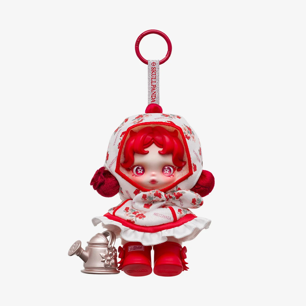 POP MART SKULLPANDA Amid Flowers Plush Doll Pendant