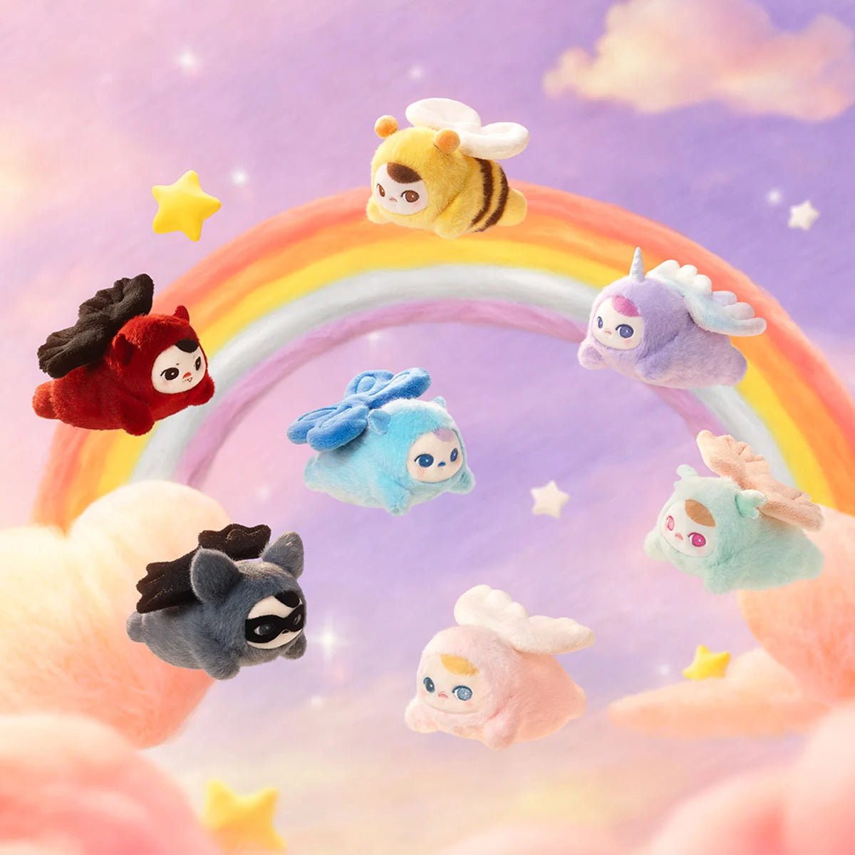 POPMART PUCKY FLYING BABIES SERIES - PlushPendant Blind Box