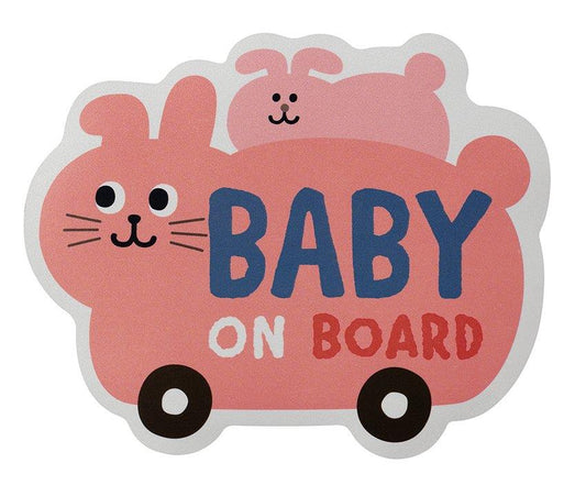 DECOLE JP reflector  CAR magnet usagi