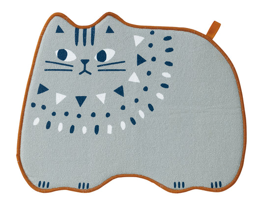 Decole JP Cat Motif Draining Mat