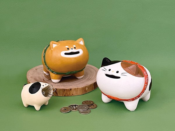 DECOLE Harapeko bank - shibainu