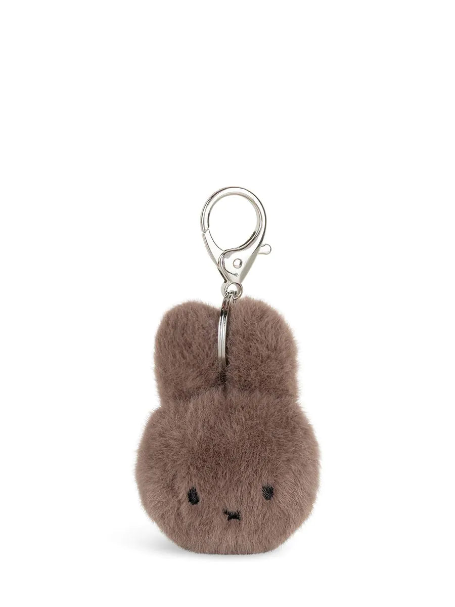Miffy ECO Fuzzy Keychain - 8 cm - Taupe