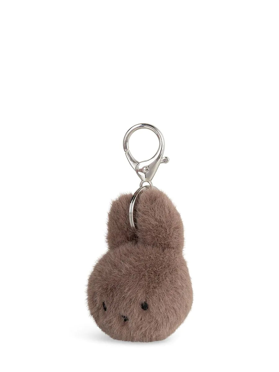 Miffy ECO Fuzzy Keychain - 8 cm - Taupe