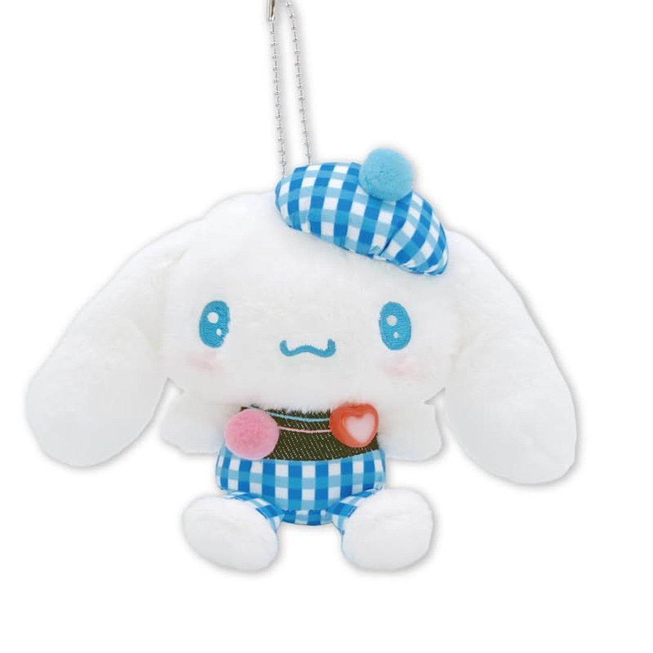 Japan Sanrio Mascot Holder - Cinnamoroll : Gingham Denim