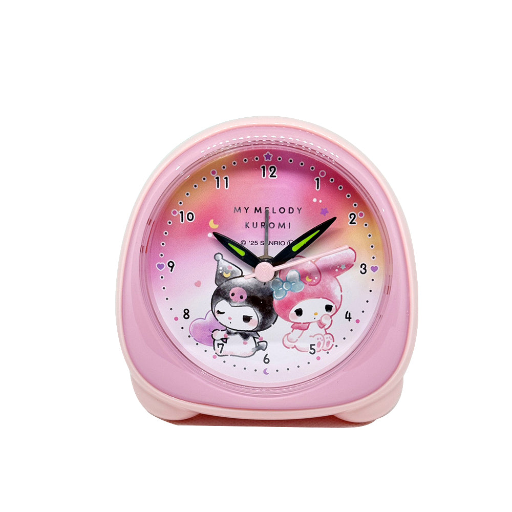 SANRIO JP Character Mini Light Clock-MM&KU