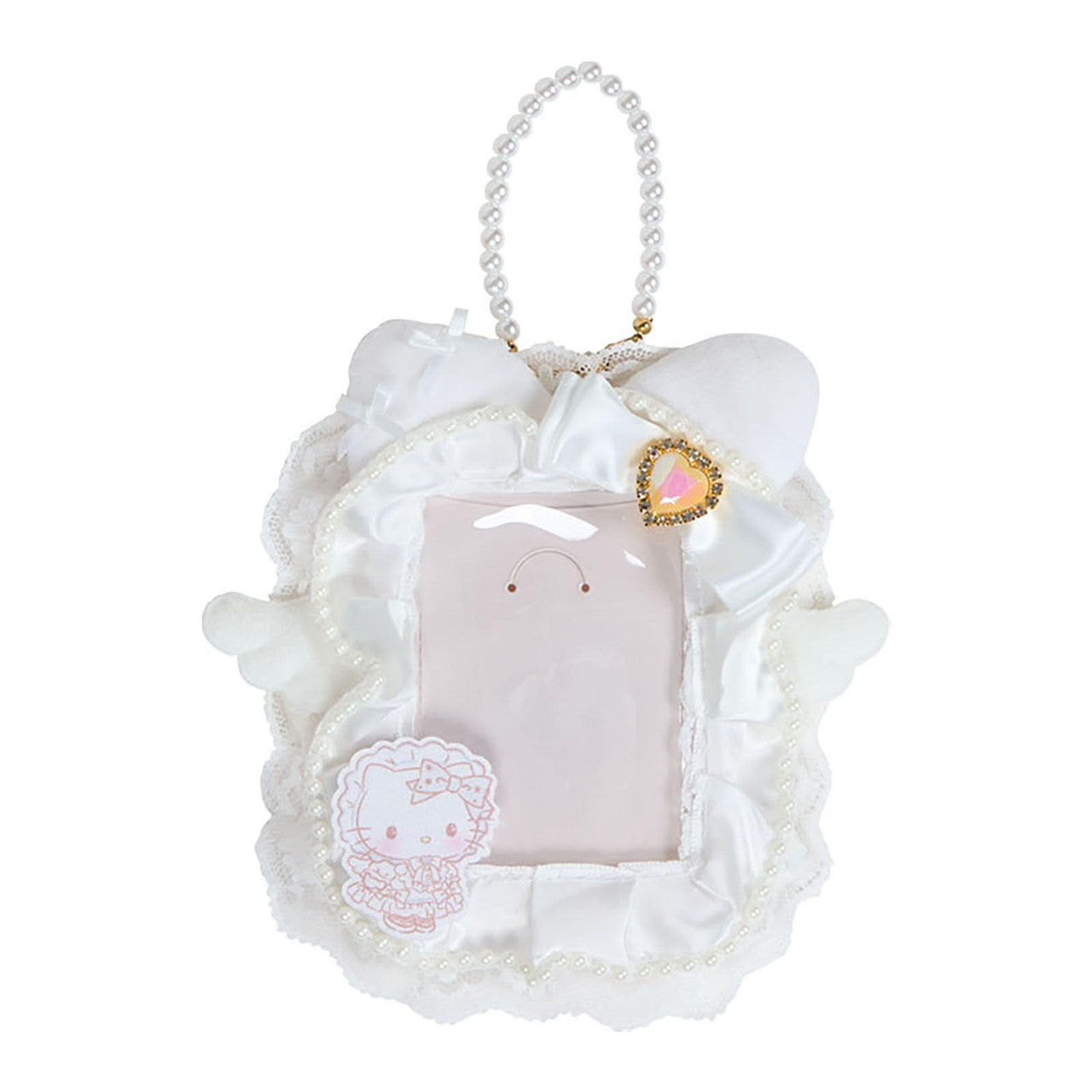 SANRIO JP Hello Kitty Trading Card Holder (Enjoy Idol Pure White Angel)