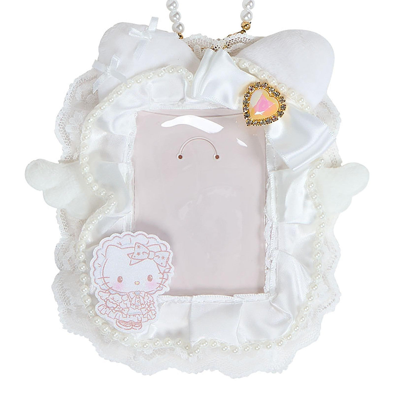 SANRIO JP Hello Kitty Trading Card Holder (Enjoy Idol Pure White Angel)