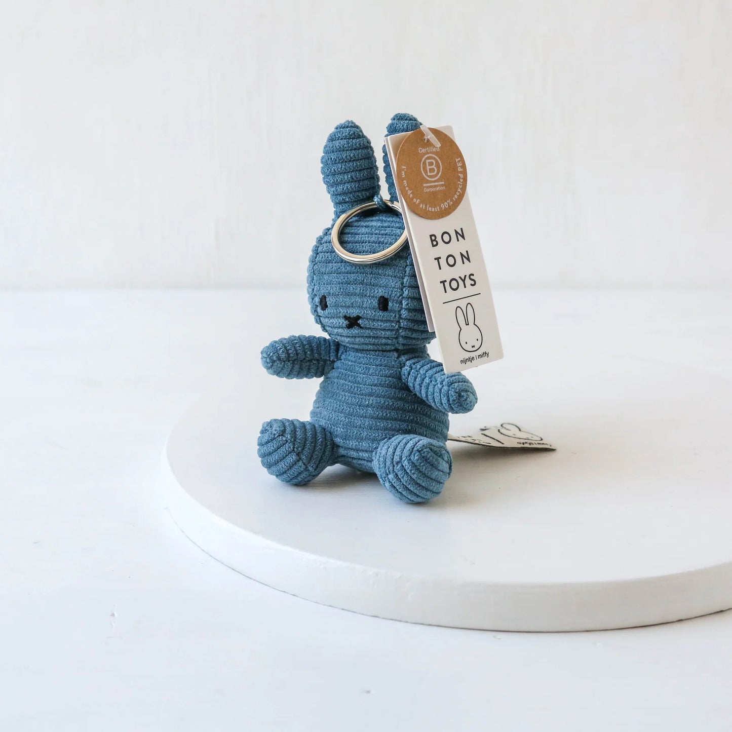 MIFFY Keychain ECO Corduroy 10 cm - Aviator Blue