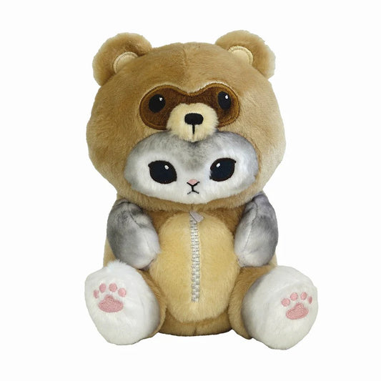 mofusand Potetama Plush Toy (Tanuki Nyan, Gray)
