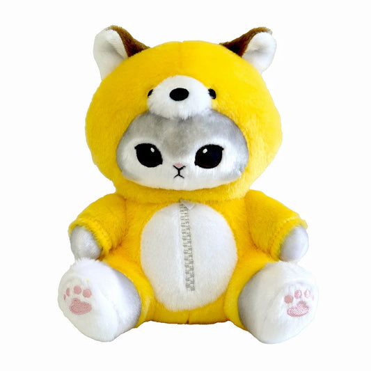 mofusand Potetama Plush Toy (Fox Cat, Gray)