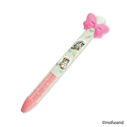 mofusand JP Ribbon Ballpoint Pen (Ice Nyan)