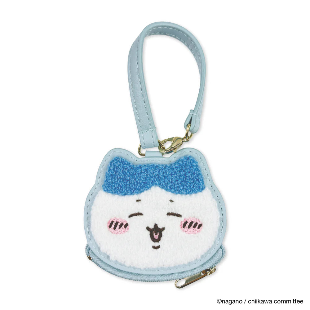 Chiikawa JP Sagala Mini Pouch with Face-Hachiware