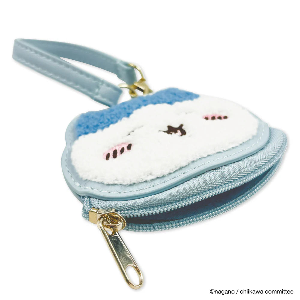 Chiikawa JP Sagala Mini Pouch with Face-Hachiware