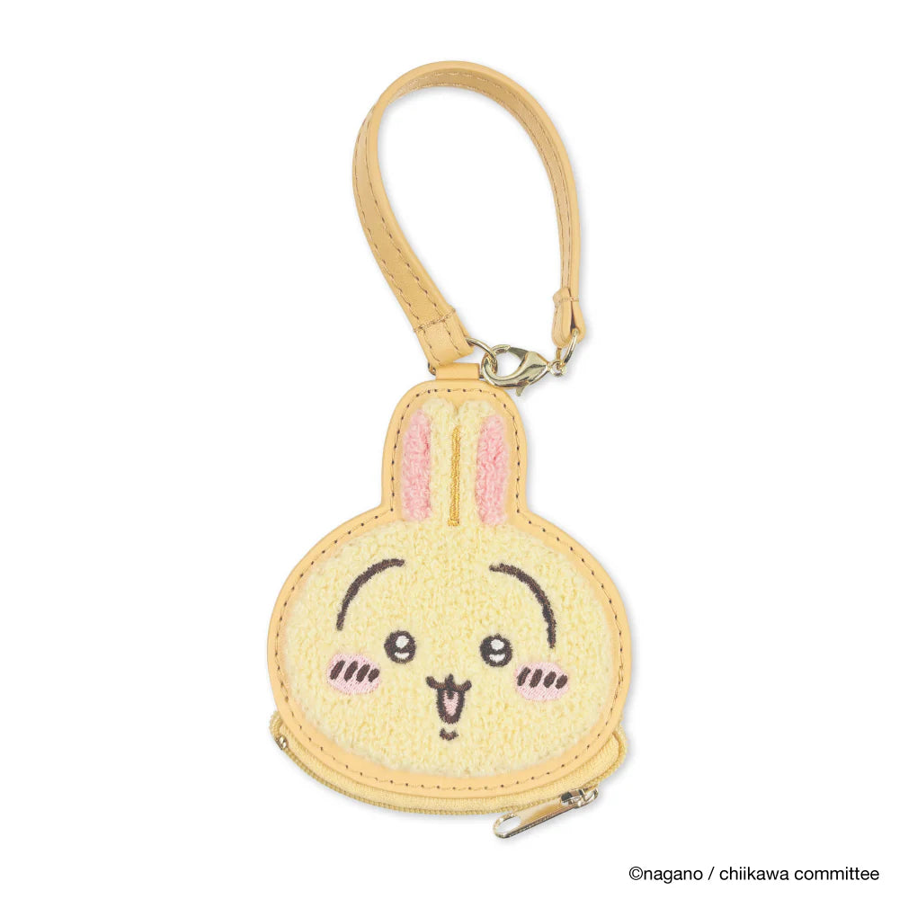 Chiikawa JP Sagala Mini Pouch with Face-Usagi