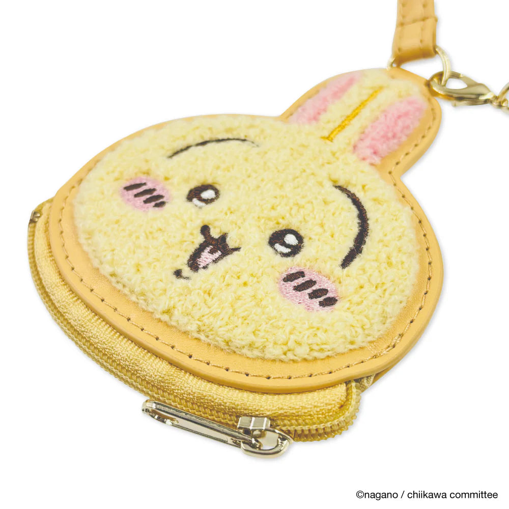 Chiikawa JP Sagala Mini Pouch with Face-Usagi