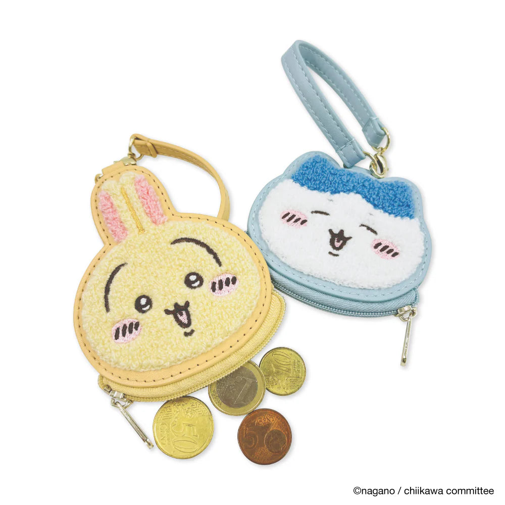 Chiikawa JP Sagala Mini Pouch with Face-Hachiware