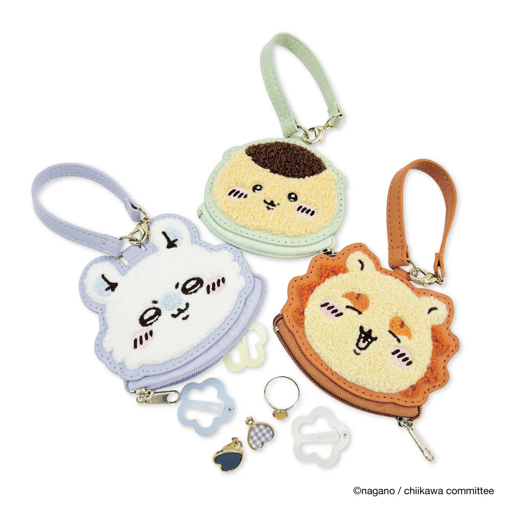 Chiikawa JP Sagala Mini Pouch with Face-Momonga