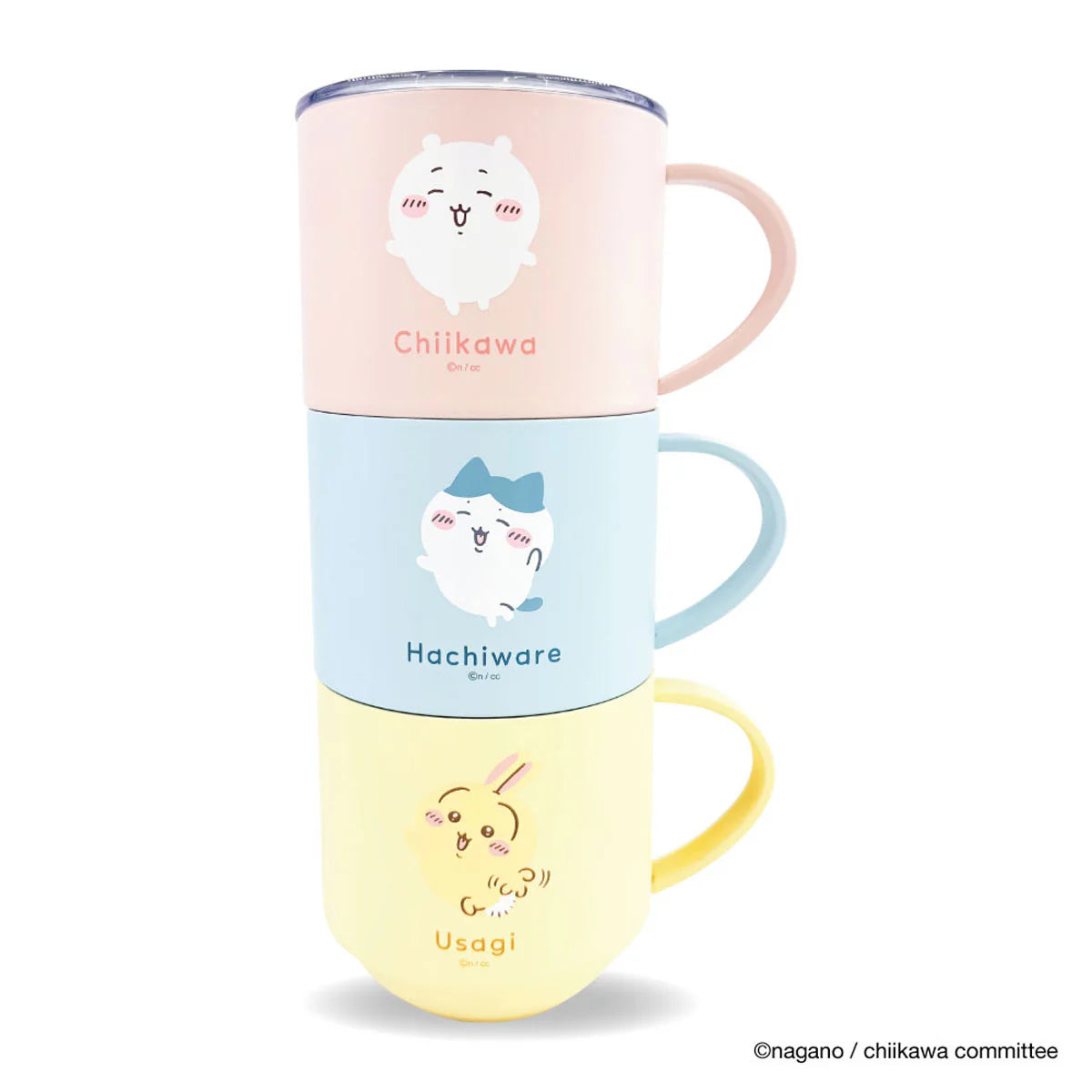Chiikawa JP Stackable Stainless Steel Mug with Lid (Rabbit)