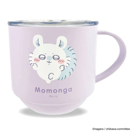 Chiikawa JP Stackable Stainless Steel Mug with Lid (Flying Squirrel)