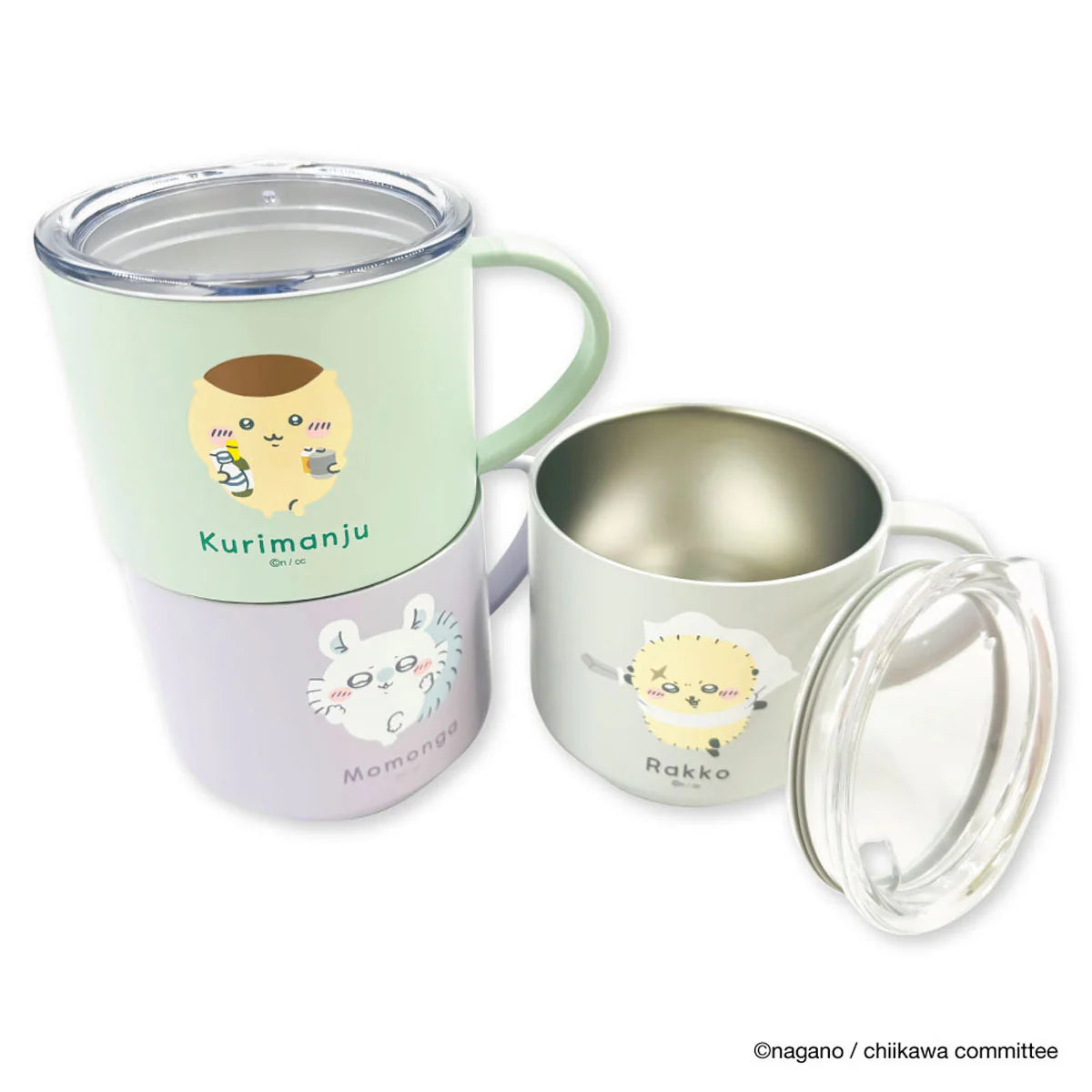 Chiikawa JP Stackable Stainless Steel Mug with Lid (Flying Squirrel)