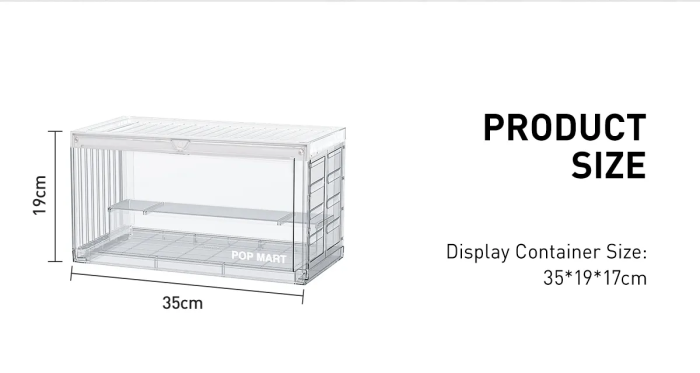 POPMART 100% Assemblable Lighted Display Container