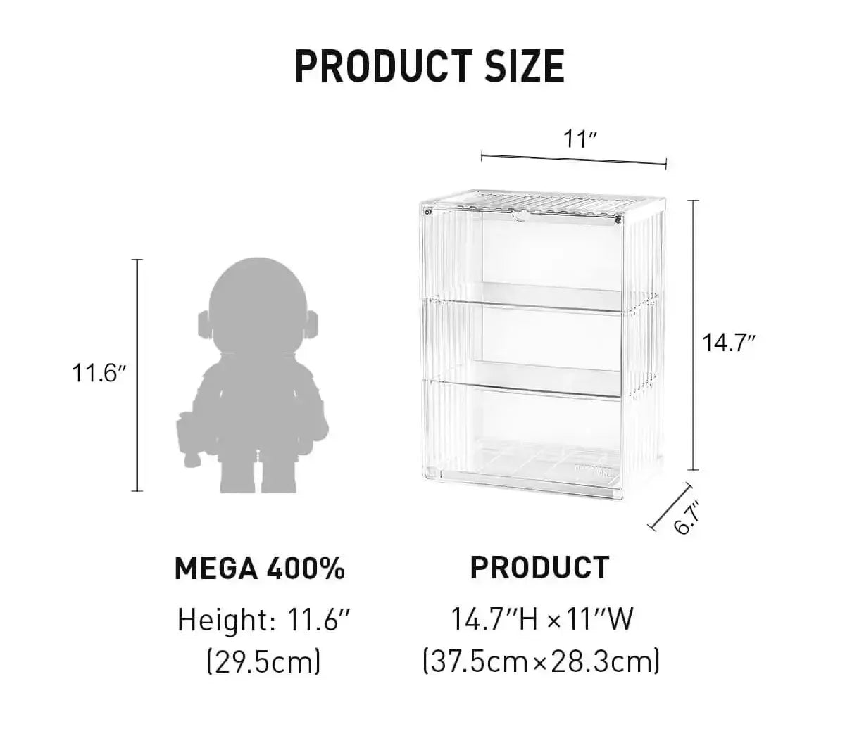 POP MART 400% Figurine Display BOX