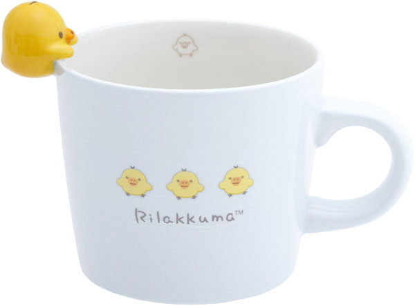 Rilakkuma Mug with Mascot - Kiiroitori