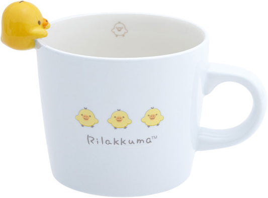 Rilakkuma Mug with Mascot - Kiiroitori