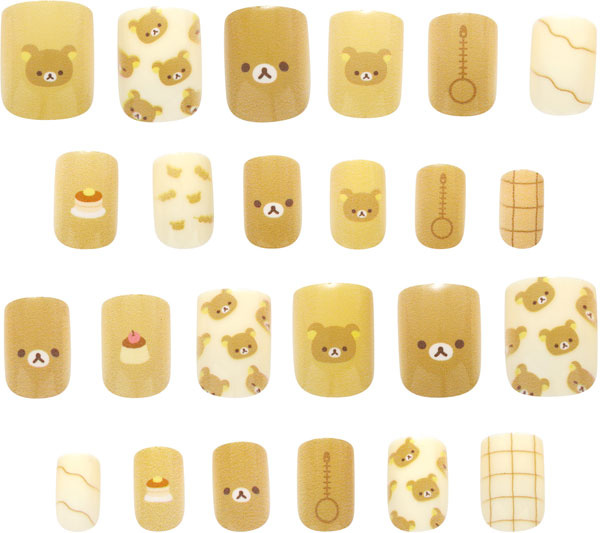 Rilakkuma JP Makeup Rilakkuma Nail Tips Rilakkuma
