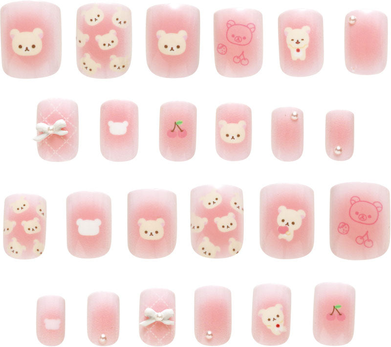 Rilakkuma JP Makeup Rilakkuma Nail Tips Korilakkuma