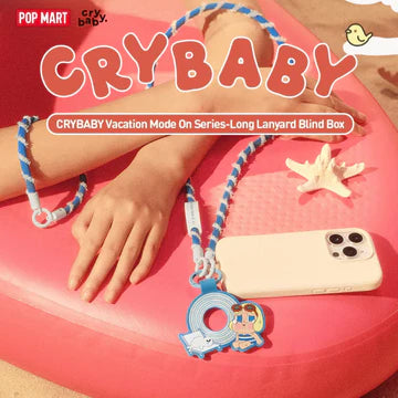 POPMART CRYBABY Vacation Mode On Series-Long Lanyard Blind Box