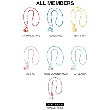 POPMART CRYBABY Vacation Mode On Series-Long Lanyard Blind Box