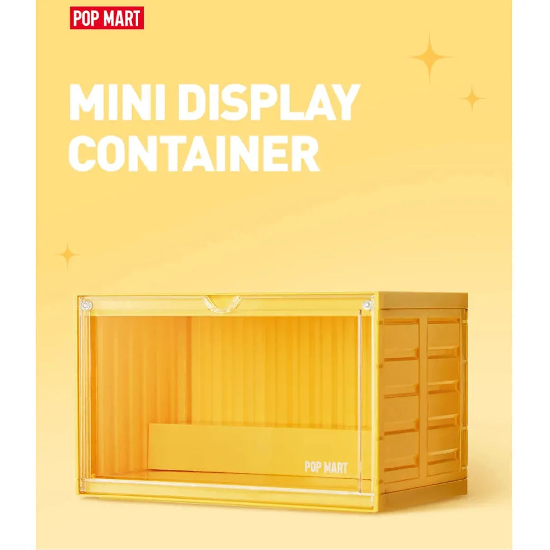 POPMART MINI Display Container(Yellow)