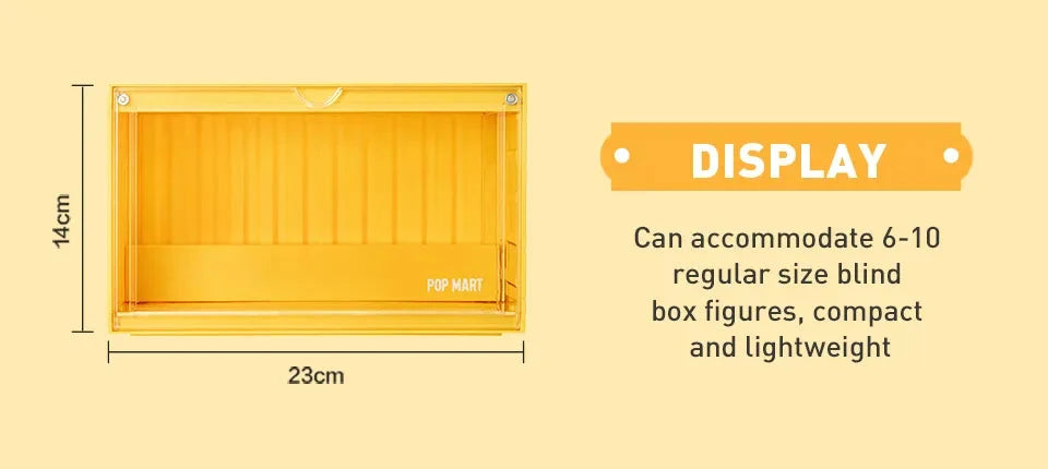 POPMART MINI Display Container(Yellow)