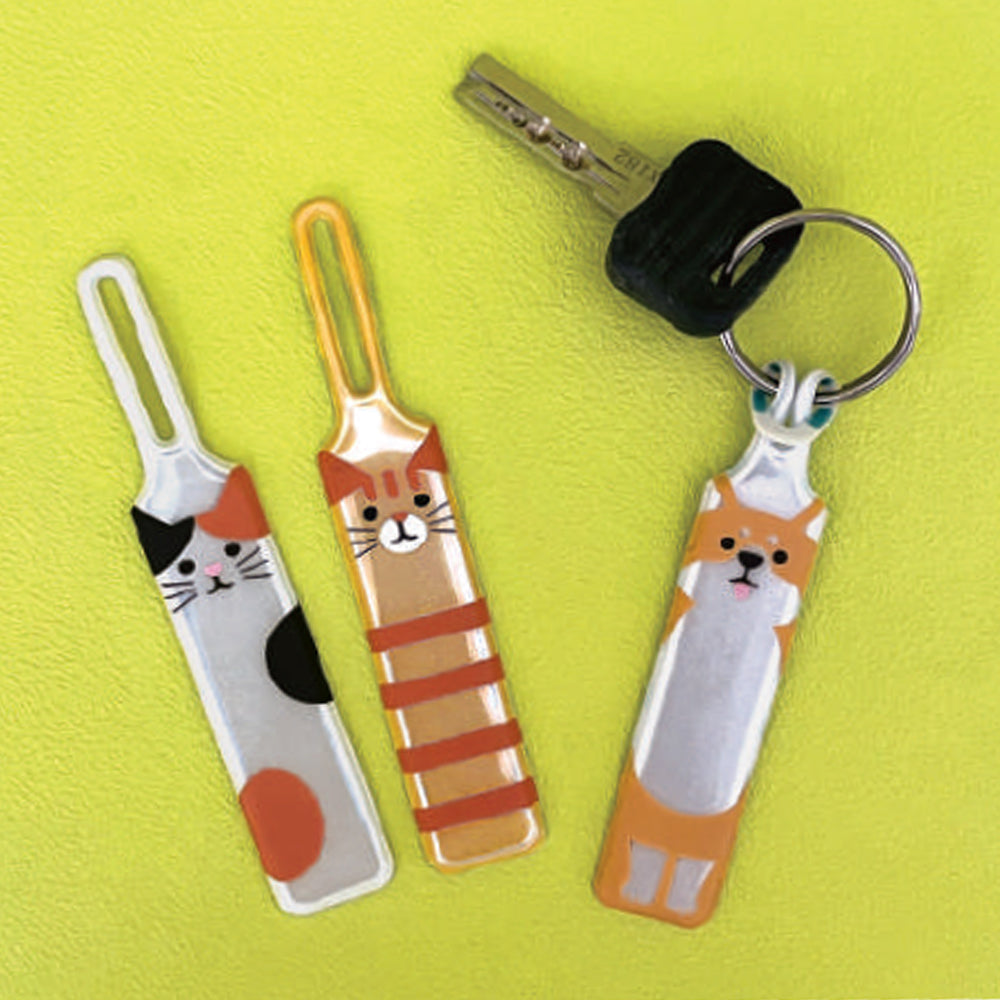 DECOLE JP reflector zipper tag tora