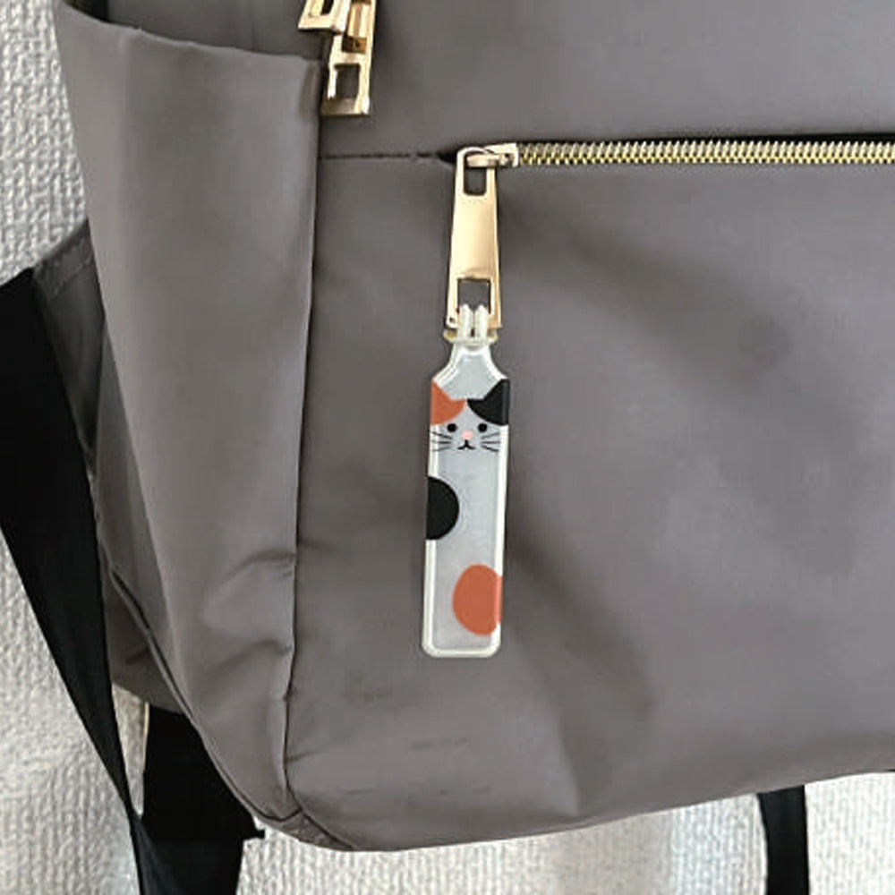 DECOLE JP reflector zipper tag shiba