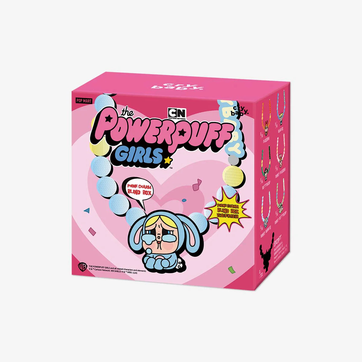 POPMART CRYBABY × Powerpuff Girls Series-Phone Charm Blind Box