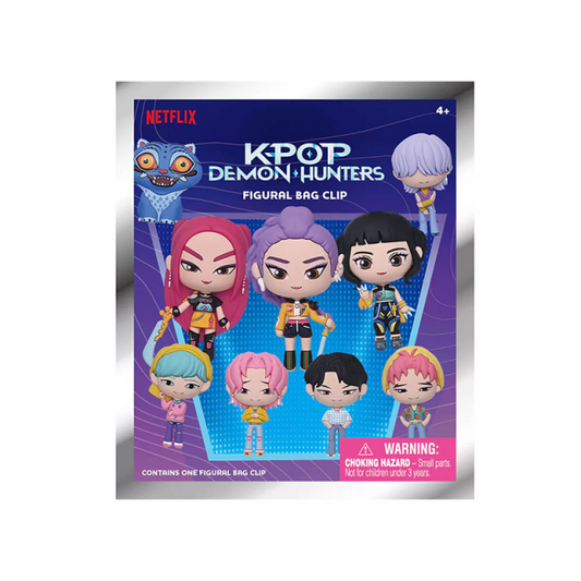 KPOP DEMON HUNTER 3D FOAM BAG CLIP