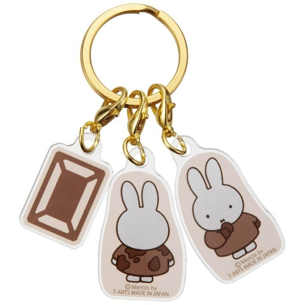 MIFFY Brown Caco Burna Acrylic Keychain
