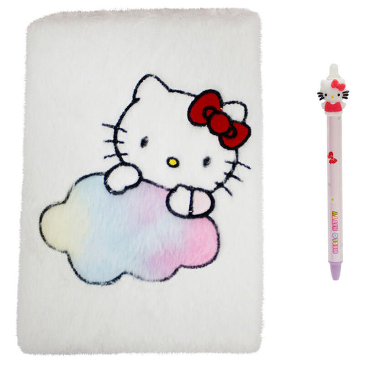 SANRIO | Hello Kitty plush notebook + pen set