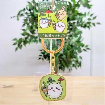Chiikawa JP Die-Cut Keychain (Matcha Soft-serve Chiikawa)
