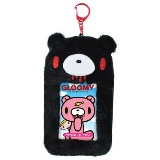 Gloomy Bear Plush Photo Keychain - Dark