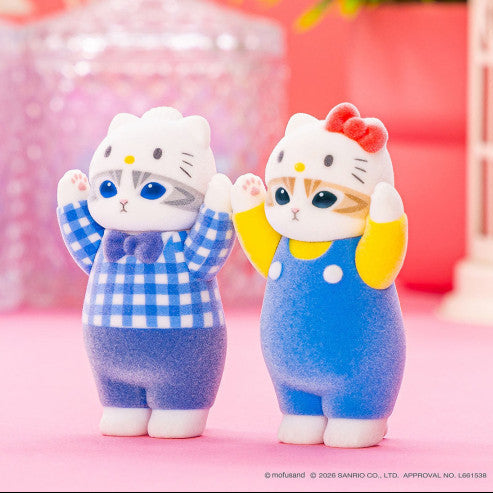 Mofusand x Sanrio Characters Fluffy Flock Figure Collection Vol. 1 (8 types in total)