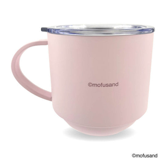 mofusand JP Stackable Stainless Steel Mug with Lid (Kaiju Nyan)