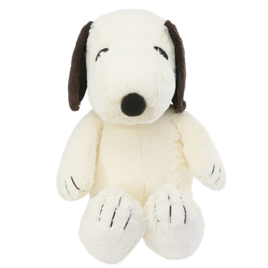 PEANUTS HUGHUG Snoopy Plush Toy L Mocha