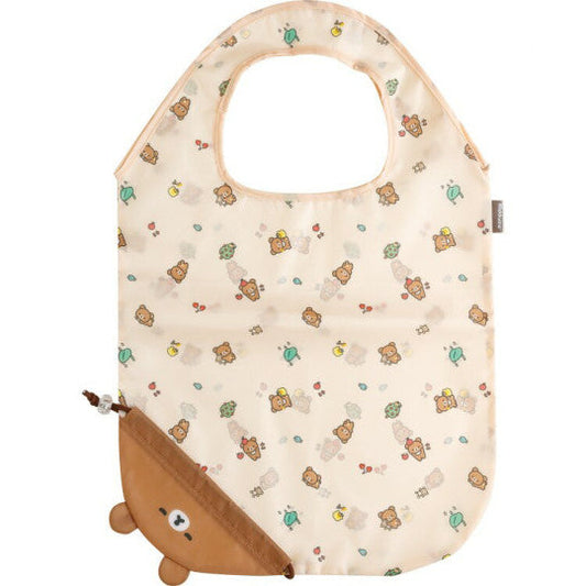 Rilakkuma Eco Shopping Bag With Pocket - Chairoikoguma : Orange
