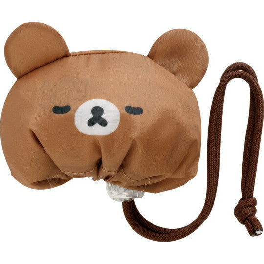 Rilakkuma Eco Shopping Bag With Pocket - Chairoikoguma : Orange