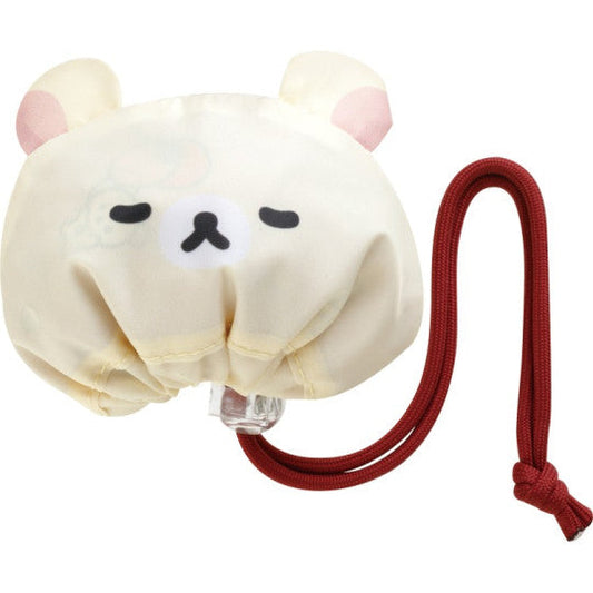 Rilakkuma Eco Shopping Bag With Pocket - Korilakkuma : Pink